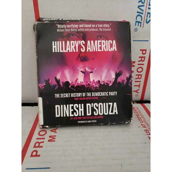 Hillary's America: The Secret History of the Democratic Party Audio CD ~ #62k - Picture 1 of 2